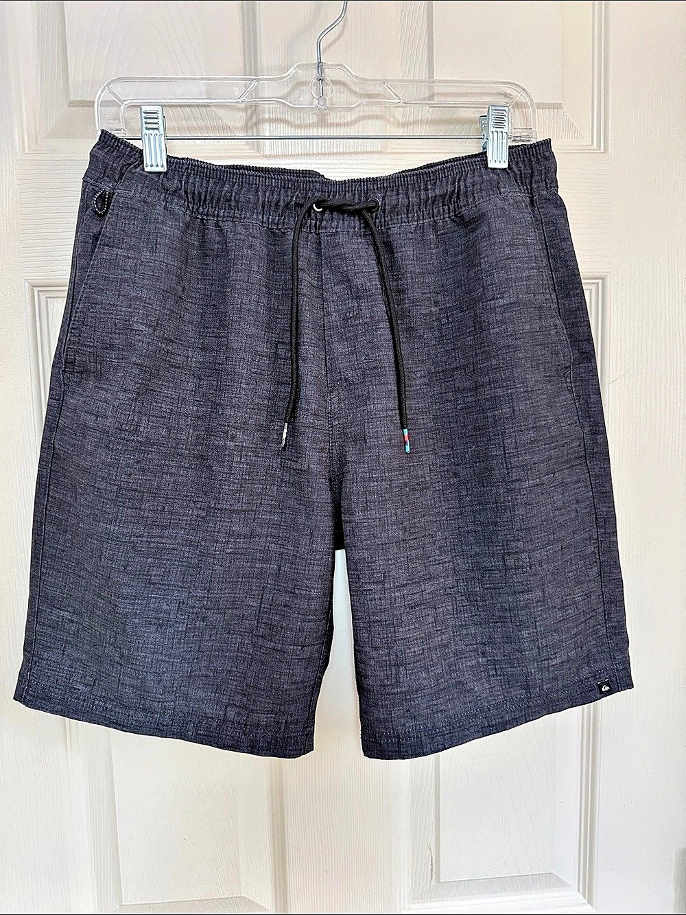 Quiksilver Union Heather Amphibian 20" Hybrid Shorts Gray Small